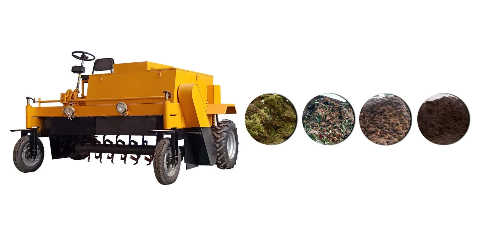 Moving Type Compost Turner