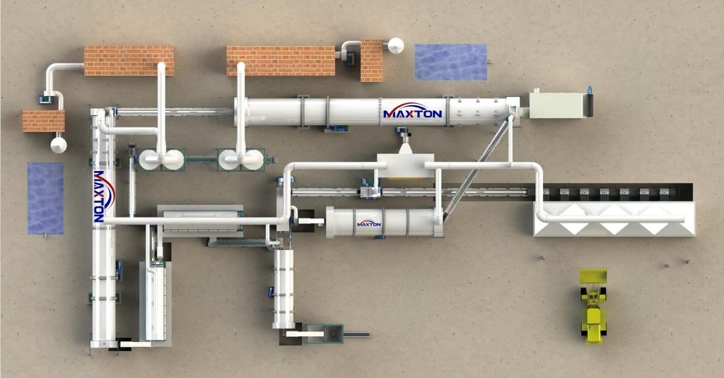 Rotary Drum Granulation Production Line1