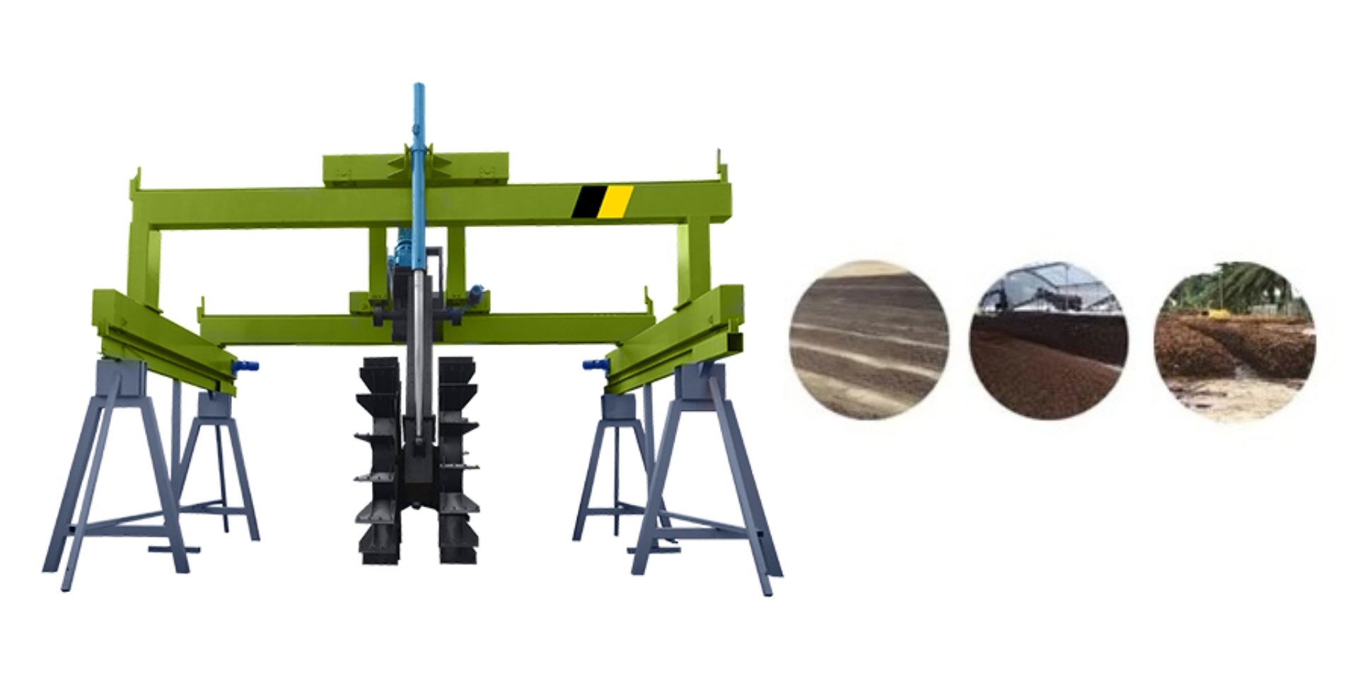 Wheel Type Compost Turner