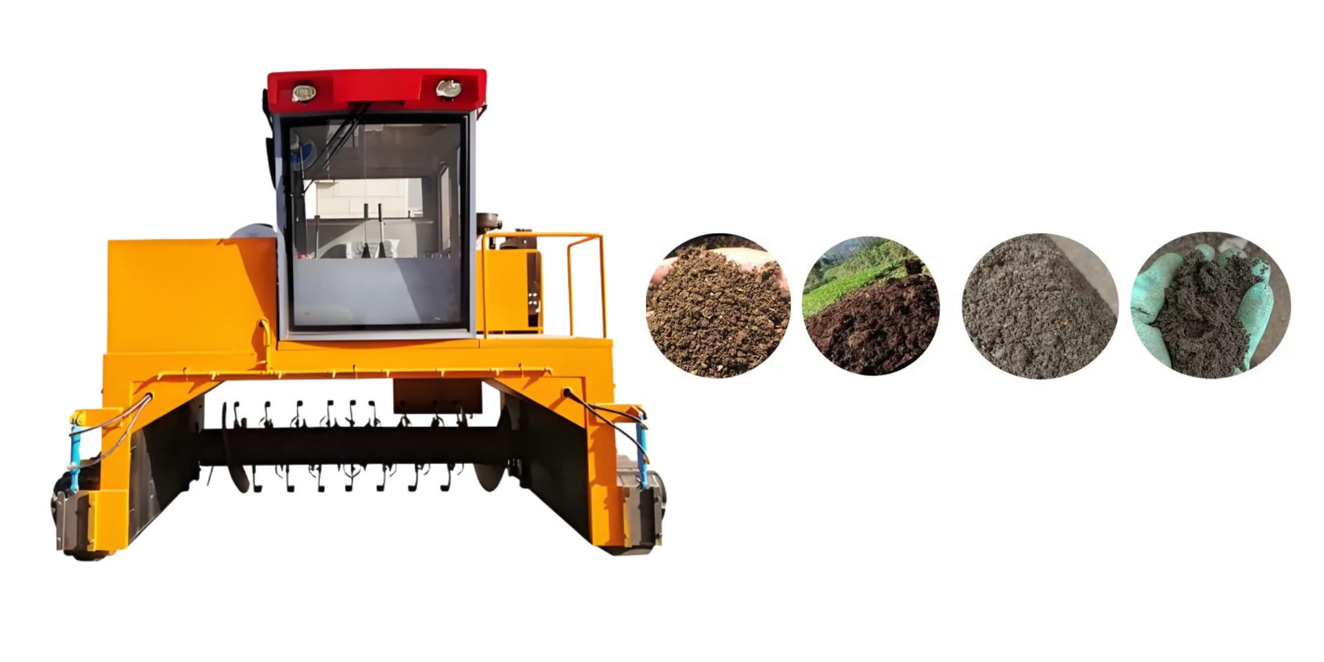 Crawler Type Compost Turner