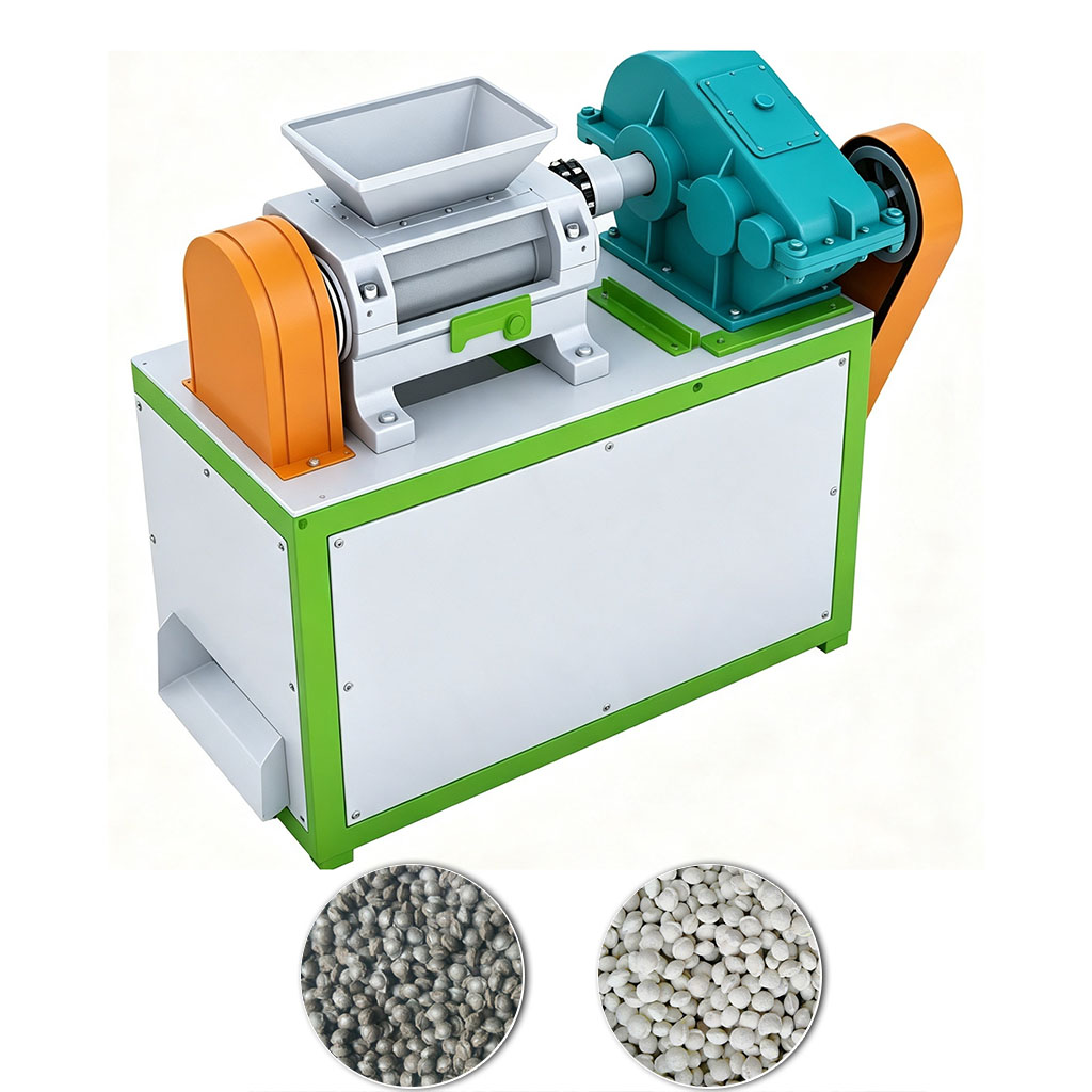Double-Roller Extrusion Granulator